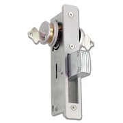 GLOBAL DOOR CONTROLS Mortise Lock with 1-1/2" Deadbolt function in Aluminum TH1101-1-1/2